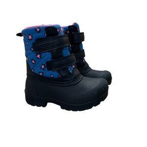 Carter's Blue and Pink Kids Snow Boots